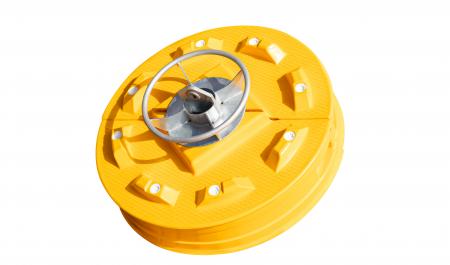Coffre d'amarrage jaune